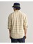 Erkek Bej Oversize Fit Klasik Yaka Kareli Gömlek 3240055.239 3