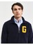 Erkek Lacivert Regular Fit Yarım Fermuarlı Logolu Sweatshirt 2015094.433 4