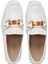 Beyaz Hakiki Deri Kadın Loafer - K25I1AY68032-A26 5