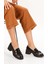 Kadın Topuklu Loafer Ayakkabı 4052 2