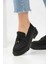 Loafer Kadın Süet Kırmızı Tokalı Günlük Ayakkabı 4
