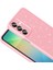 Samsung Galaxy A16 Uyumlu Kılıf Koton Simli Lila + Ekran Koruyucu 3