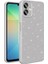 Samsung Galaxy A06 Uyumlu Kılıf Koton Simli Gri 2