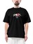 Skrillex Punisher Oversize Siyah Tişört 1