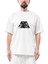 Star Wars Logo 3 Oversize Beyaz Tişört 1