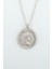 Roma Parası Sikke Gümüş Kaplama Düz Zincir Kolye 1