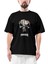 Punisher Confident Oversize Siyah Tişört 1