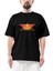 Aerosmith Wing Oversize Siyah Tişört 1