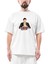 Lucifr What Is Your Desire Oversize Beyaz Tişört 1