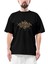Anathema Design Oversize Siyah Tişört 1