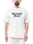 Machine Head Text Oversize Beyaz Tişört 1