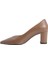 Hakiki Deri Camel Ayakkabı Stiletto 9841 38 V6 2