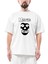 Misfits Skull Oversize Beyaz Tişört 1