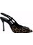 Hakiki Deri Tay/hakiki Deri Leopar-Sıyah Ayakkabı Stiletto 4924 161 Tay 1