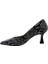 Hakiki Deri Bej Kahve Ayakkabı Stiletto 9841 41 V10 2