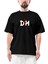Depeche Mode Logo Oversize Siyah Tişört 1