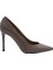 Hakiki Deri Bej-Kırmızı Ayakkabı Stiletto 2536 05 BD34-43 1