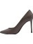 Hakiki Deri Bej-Kırmızı Ayakkabı Stiletto 2536 05 BD34-43 2