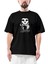 Misfits Grup Logo Siyah Oversize Tişört 1