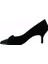 Hakiki Deri Sıyah-Fusya Ayakkabı Stiletto 9841 102 2