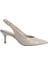 Hakiki Deri Bej-Altın Ayakkabı Stiletto 9841 48 V1 1