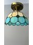 Tavan Vitray Eskitme Avize 30 cm (12") Yeşil 4