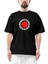 Symbol Red Hot Chili Peppers Oversize Siyah Tişört 1