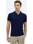 Lacivert Polo Yaka Düz Örgü Triko 1