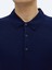 Lacivert Polo Yaka Düz Örgü Triko 4