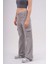 Kadın Kargo Cepli Yüksek Bel Wide Leg jeans 1