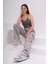 Kadın Kargo Cepli Yüksek Bel Wide Leg jeans 4