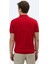 Kırmızı Polo Yaka Düz Örgü Triko 5