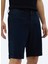 Lacivert Düz Dokuma Slim Fit Casual Pamuk Karışımlı Bermuda 3