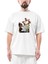 Grand Theft Auto Five Dog And Man Oversize Beyaz Tişört 1