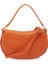 Turuncu Hakiki Deri Kadın Çapraz Askılı Çanta - S25Y1BC80135-J35 3