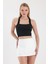 Kadın Siyah Sırt Detaylı Crop Top BLZ-00099 2