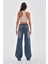 Kadın Vintage Efektli Straight Fit Baggy Jean 3
