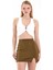 Kadın Beyaz Halka Detaylı Crop Top BLZ-00353 1