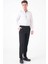 ® Flexbelt™ Kızaklı Iç Lastikli Siyah Erkek Pantolon: Gizli Esnek Bel Tasarımıyla Gün Boyu Konfor 3