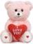 Kutu Içerisinde Sevgiliye Özel Kalpli (I Love You) Yazılı Sevimli Peluş 4