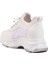Beyaz Yüksek Taban Kadın Sneaker 6064 Z 4