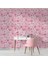 Romantik Pembe Çiçek Desenli Duvar Kağıdı, Yatak Odası Duvar Kağıdı, Salon Duvar Kağıdı 5
