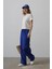 Beli Bağlamalı Brode Pantolon - Saks 2