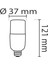 NOAS LED PİL AMPÜL - 8 WATT E 27 DUY 2