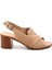 Nude Leather Kadın Klasik Topuklu Ayakkabı K05586222503 1