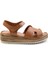 Taba Leather Kadın Sandalet K05552008503 1