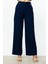 Köprülü Bol Paça Pantolon Lacivert 04124 3