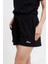 Kadın Siyah Iris Jersey Şort 3