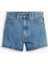 % 100 Pamuk Relaxed Fit Yüksek Bel Denim Short Bayan Short A1965 3