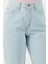 80S Mom Pamuklu Mom Fit Yüksek Bel Düz Paça Jeans Bayan Kot Pantolon A9385 5